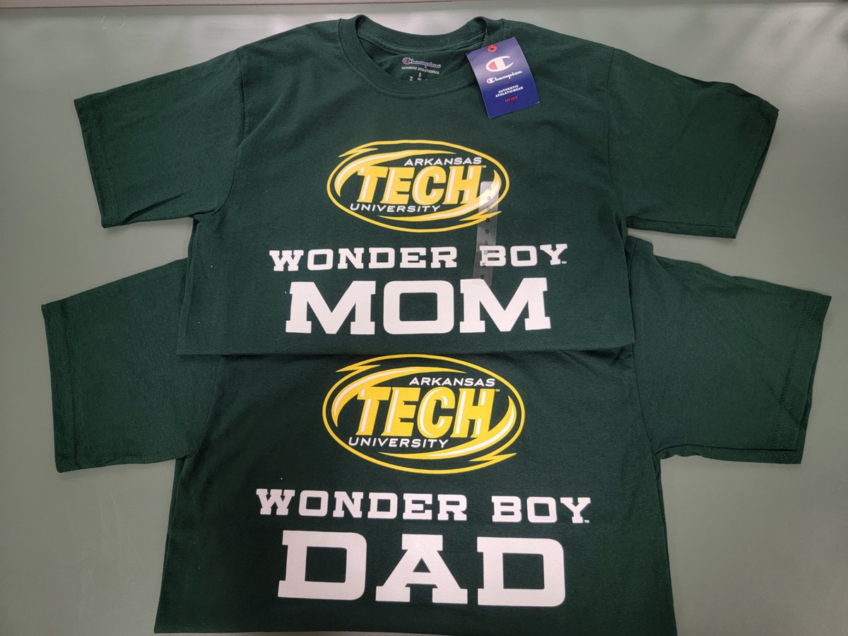 IN STOCK NOW! Matching Mom and Dad shirts. Mother's Day is this Sunday and this Mom shirt would make a great gift! #MothersDay #MothersDaygifts <a href="/ArkansasTech/">Arkansas Tech</a> <a href="/ATU_Athletics/">Arkansas Tech Sports</a>