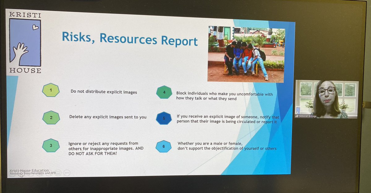 As part of Anti-Sexting Awareness Day, <a href="/KristiHouseCAC/">Kristi House</a> held a webinar this morning for secondary staff and students on the dangers and consequences of sexting! #ThinkBeforeYouText <a href="/MDCPS/">Miami-Dade Schools</a>