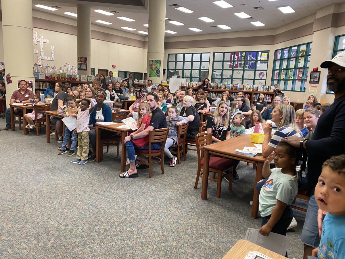 It’s a full house today for Kinder Round Up at Press w 54 incoming kindergarteners present! #presspride ⁦<a href="/rachelcorbin412/">Rachel San Jose Corbin</a>⁩