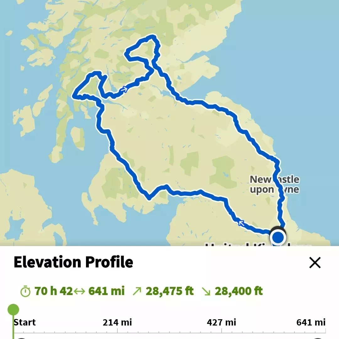jampears's tweet photo. Highland Fling 1000km audax. Forgot my bag with warm clothes. Rode through the first night. On-bike micro sleeps. Raining. Emergency washing up gloves. Macaroni pies and beans etc. Professional snorers. 04:30 restarts. Sore knees. Many podcasts https://t.co/BYaIbKRT2i