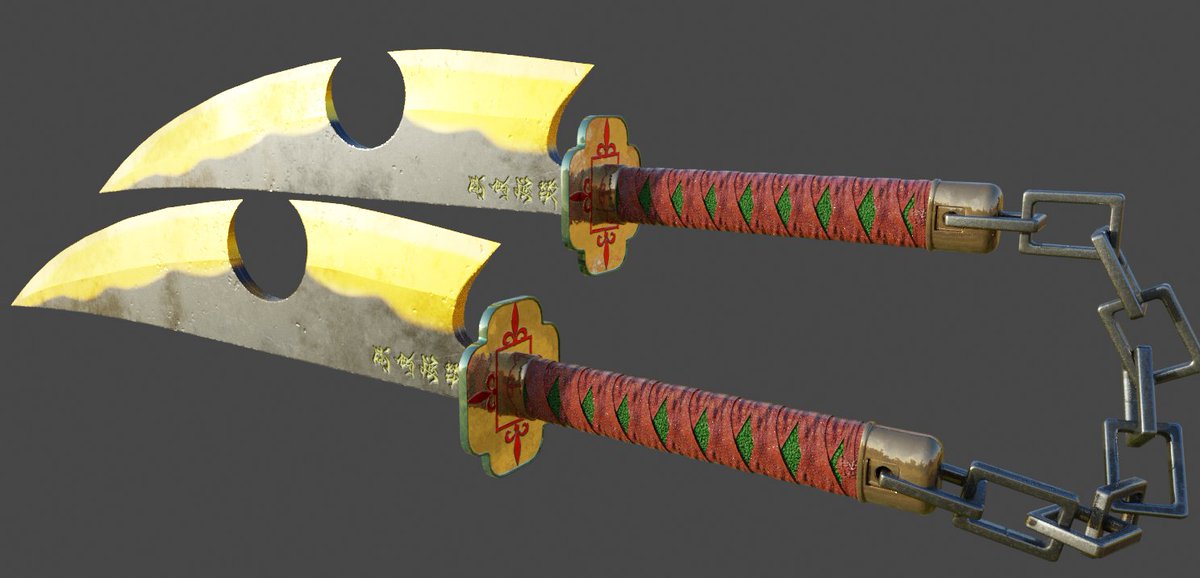 ASlayerHeritage's tweet photo. The making of Uzui's nichirin sword. Are they flashy enough? https://t.co/rqUaH7uyjx