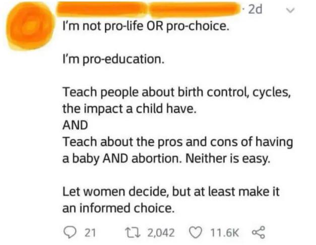 that IS pro-choice