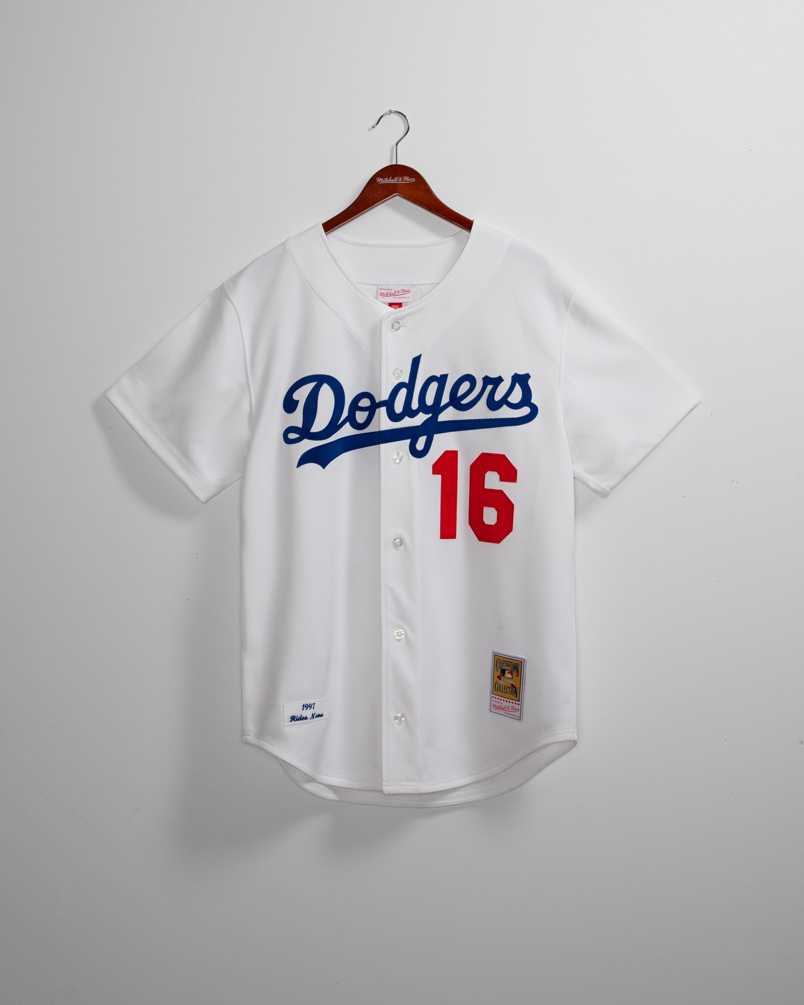 Mitchell & Ness on X: New Authentic jerseys for Hideo Nomo and Ken Griffey  Jr are now available. Featuring a 50th Anniversary Jackie Robinson patch,  these uniforms pay homage to Jackie Robinson