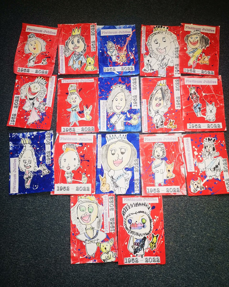 Miss_AppleEYFS's tweet photo. Just how fabulous is this Jubilee art by Reception children......yes ...that's correct....I said RECEPTION ....as in 4 and 5 year olds!!! #jubilee #jubileeart #eyfsart #EYFS #eyfsteachersofinstagram https://t.co/NhOkRbhblO