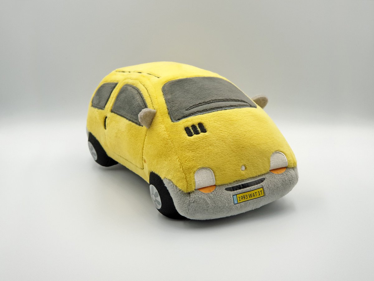 Autoplushies's tweet photo. Yellow TWINGO makes me HAPPY.  

Get your own twingo today at @autoplushies

#twingo #twingosforlife #carmood  #autoplush #plushiesforlife #justkawaiithings #renault #twingogang #cargang #stuffies #squishy #kawaiiplush #cuteplush #squishable #cuteplushie #carporn #carlifestyle https://t.co/OGzjS4mPRL
