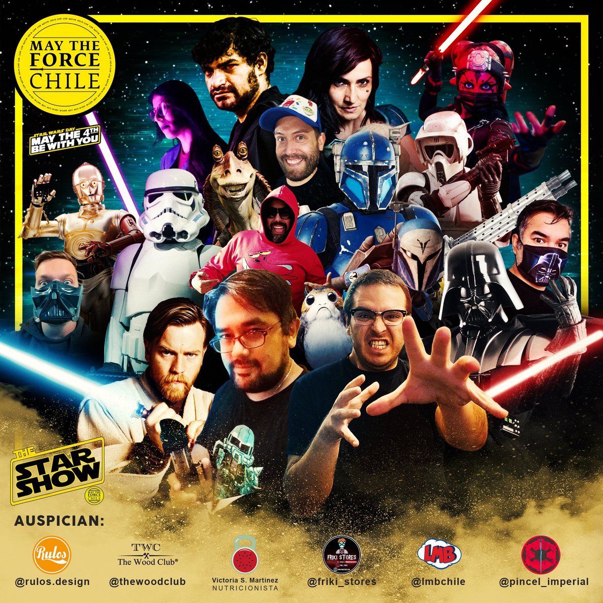 maytheforcecl's tweet photo. Hoy programa en vivo por https://t.co/BOlvYr3sqo 
⭐ #thestarshow ⭐ increíbles invitados y sorteos en vivo. #MayThe4thBeWithYou #diadestarwars #starwarschile https://t.co/68OEE8rU3v