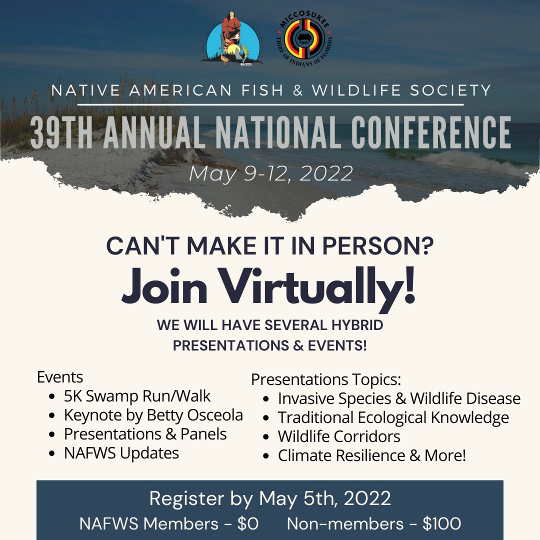 Native American Fish and Wildlife Society on Twitter "This year, those