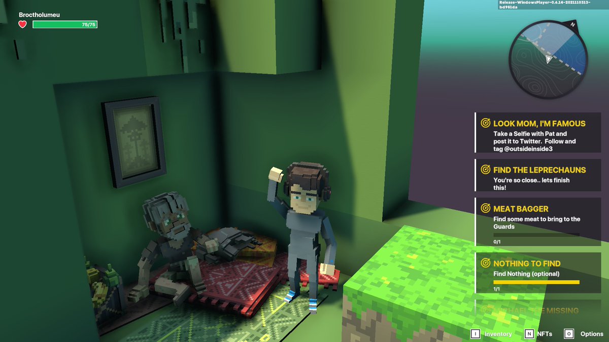 Broctholumeu's tweet photo. Boom Shaka Laka, been looking for them Leprechaun's and took a break with Pete; thank you for the detonators and letting me snack on some fruit with you. #cRockogold #foundpete #theadventurecontinues #spellcheck https://t.co/3yfcY5HmR6