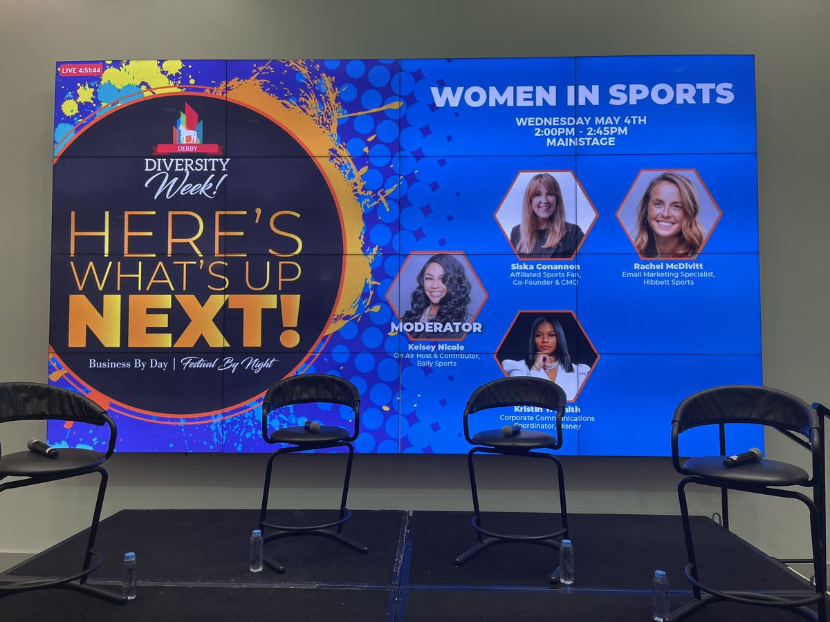 “Women in Sports” panel beginning now during <a href="/derbydiversity/">Derby Diversity Week</a>!