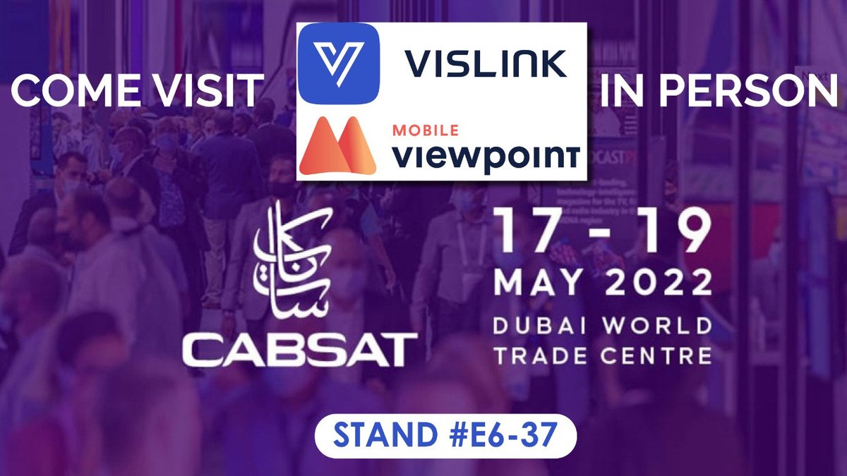 MobileViewpoint's tweet photo. We're on a roll! 2 weeks before @CABSATofficial. Are you in?
We'll be on #E637. Discover how to register, what we will have on display and book an appointment here: https://t.co/UYoVY8iqiN
#Quantum #VideoOverIP #COFDM #5G #MobileViewpoint #RemoteProduction https://t.co/2LfAfZbnL2