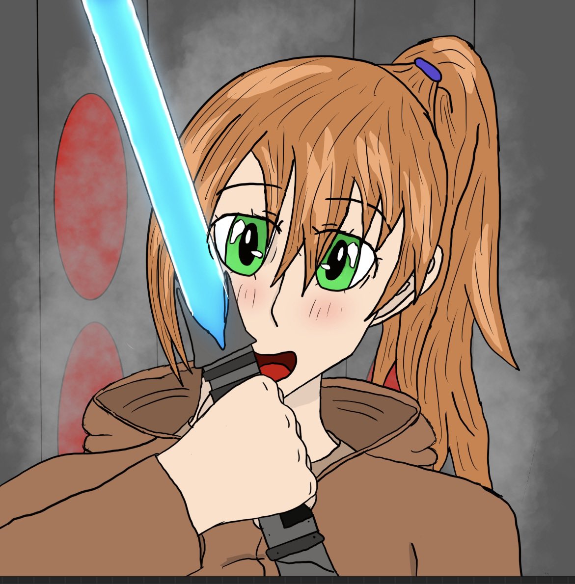 CrazdPlatypus's tweet photo. May the 4th be you! Here’s an older drawing I did #StarWarsDay #art #jedi #starwars https://t.co/31k5rjG35V