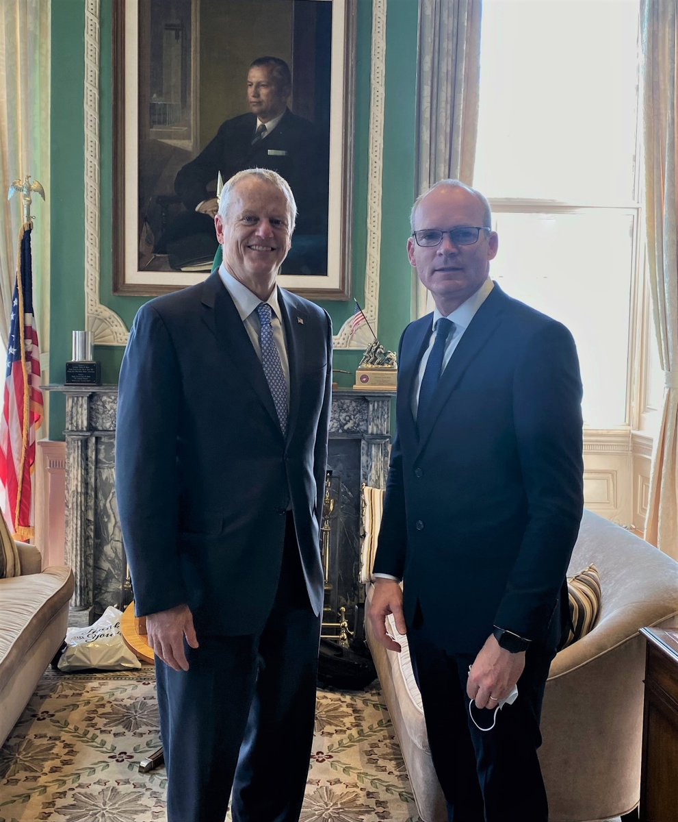 Irish Consulate Boston (@irelandboston) on Twitter photo Grateful to <a href="/MassGovernor/">Governor Maura Healey</a> Charlie Baker for welcoming <a href="/IrelandBoston/">Irish Consulate Boston</a> and Minister <a href="/simoncoveney/">Simon Coveney</a> TD last week.
It was superb to show Minister Coveney TD so much of #Boston in just one day 🇮🇪🇪🇺🇺🇸 Grateful to <a href="/MassGovernor/">Governor Maura Healey</a> Charlie Baker for welcoming <a href="/IrelandBoston/">Irish Consulate Boston</a> and Minister <a href="/simoncoveney/">Simon Coveney</a> TD last week.
It was superb to show Minister Coveney TD so much of #Boston in just one day 🇮🇪🇪🇺🇺🇸