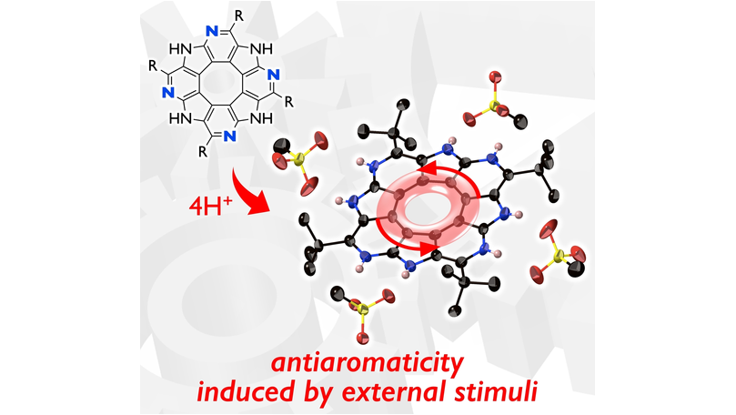 ACES_Journals's tweet photo. #Protonation-Induced Antiaromaticity in Octaazacirculenes: Cyclooctatetraene Scaffolds Constrained with Four #Amidine Moieties (Miyake) #Circulene https://t.co/2cVwF8UyuF https://t.co/k3HzH5Yprc