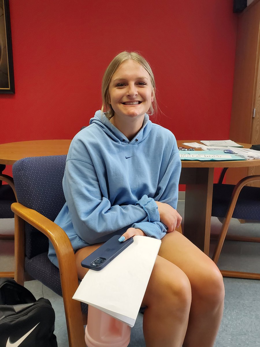 Senior Exit Interview with Leah Berg....best of luck to Leah next year as she pursues a Biology degree at Gustavus. Leah is also planning to be part of the Gusties Volleyball Team. 🏐 #HonorIntegrityExcellence