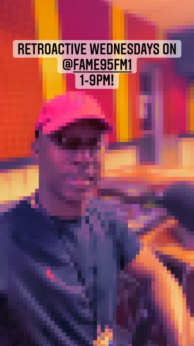 djnarity's tweet photo. Yep you saw correctly! I'm on today 1-9pm! @FAME95FM1 #retroactivewednesdays https://t.co/1Ml0hiWkYH