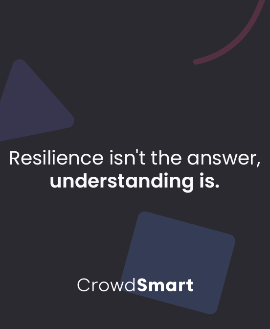 CrowdSmartAI's tweet photo. Stop telling your teams to be resilient. This recent article from @mitsmr tells us that creating a system for support and dialog is critical. And it doesn't just happen. You have to make it happen. https://t.co/1s0SZAJuyP

 #BetterTeams #BetterWork #AI #WorkLife #CrowdSmart https://t.co/CIpeTDDGeg