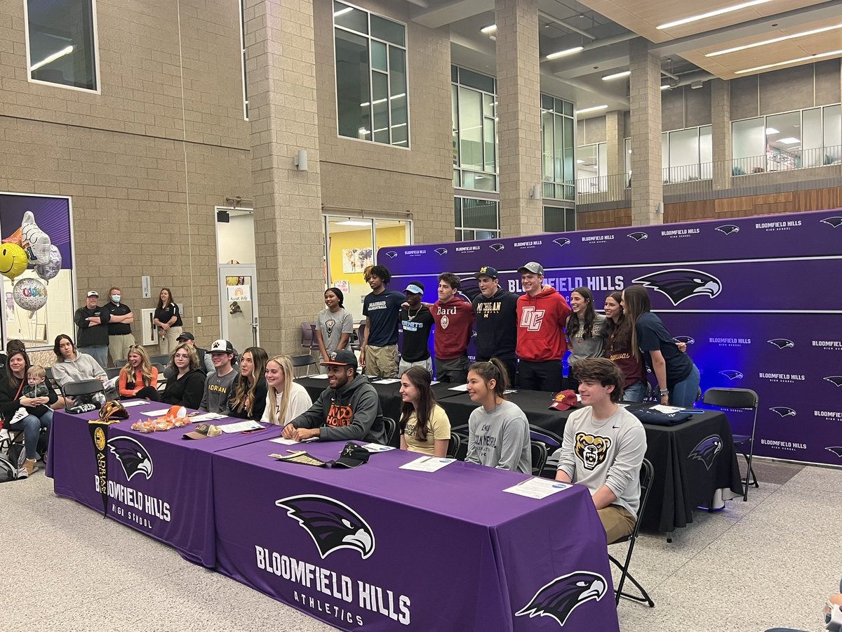 Congratulations to all of our student-athletes moving on to the next level!