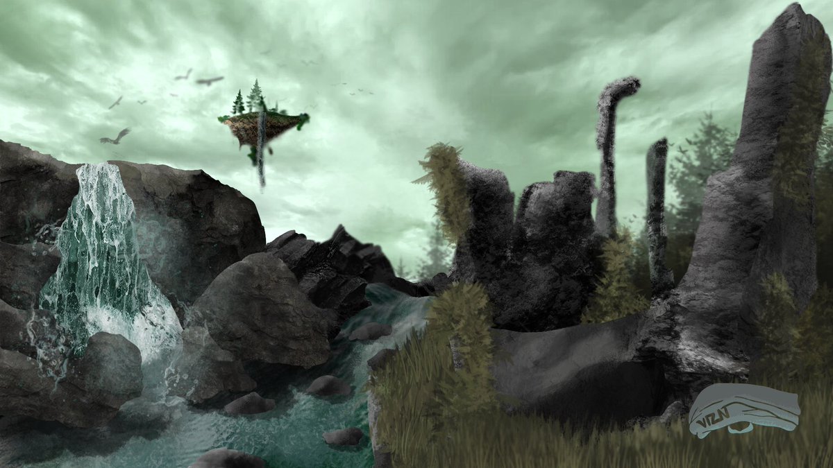 BlindVizn's tweet image. Some work I put together for a post-apocalyptic fantasy project. #3dmodeling and #rendering in #blender, #texture in Substance Painter and #2dart in #photoshop as a photo bash.
Photo bash achieved through the classic drawn silhouette with textures and shading method.