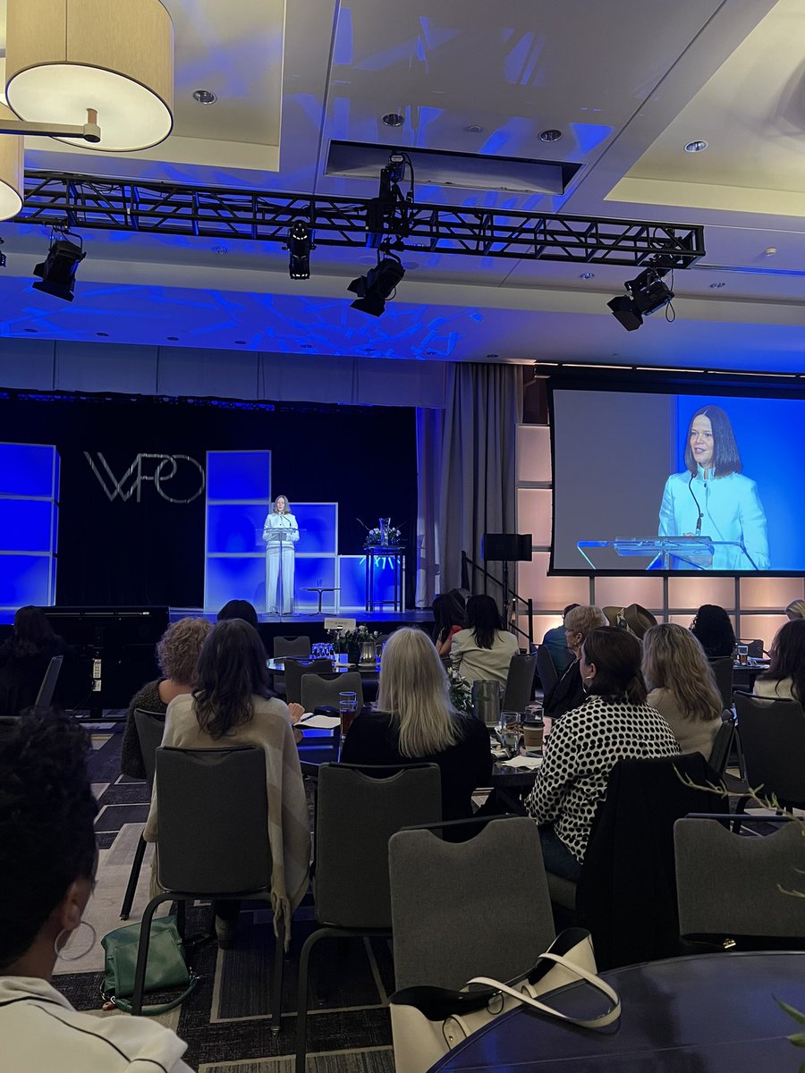 Less than 2% of female founders break $1M in revenue. I’m thrilled to spend this week in the 2% club learning from amazing women at the @WomenPresidents conference in Montreal. #WPO25