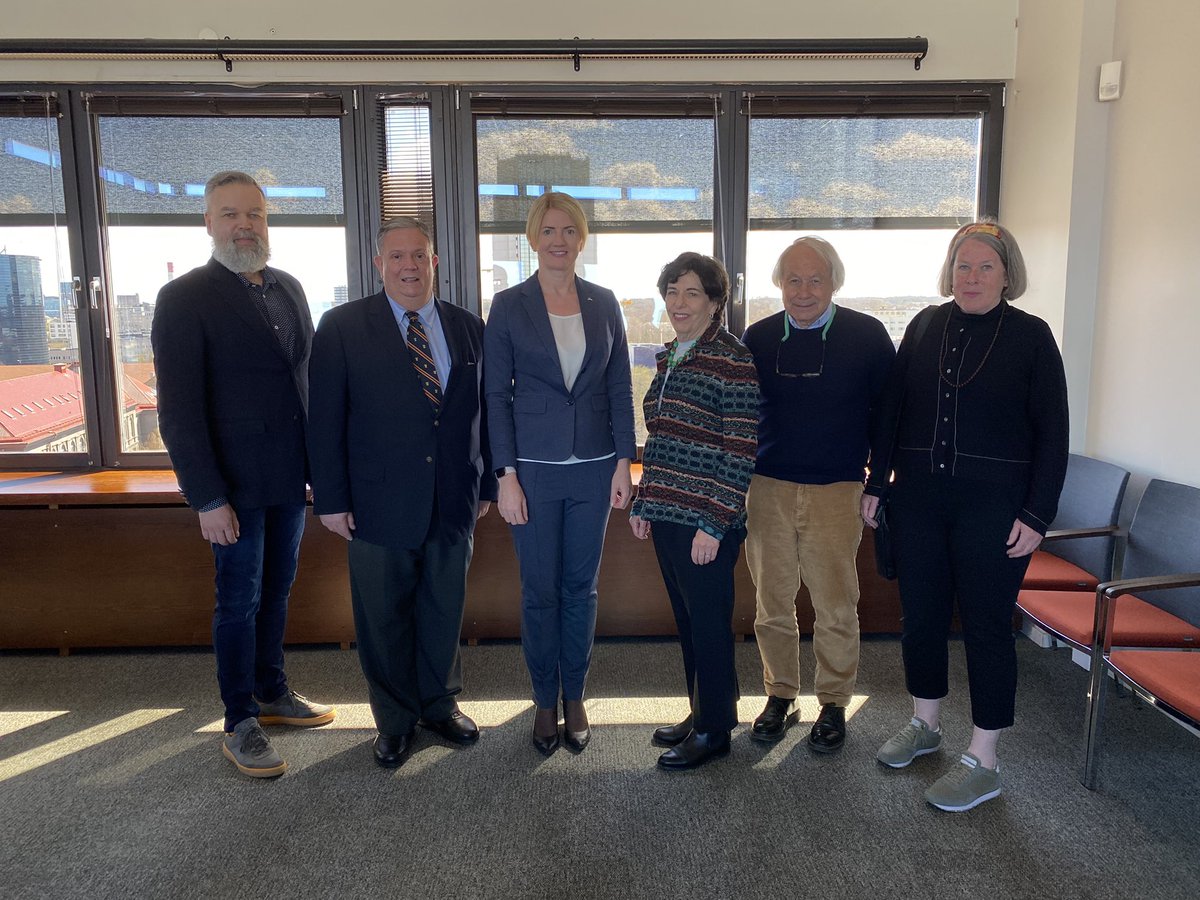 Eva-Maria Liimets (@eliimets) on Twitter photo Was delighted to meet with delegation from <a href="/PHMC/">PA Historical & Museum Commission</a>. Louis Kahn is a direct link between 🇪🇪&🇺🇸 and the fact that representatives from Pennsylvania, his home, came to commemorate his life and works is significant. Thank you for your dedication <a href="/NancyMosesBooks/">Nancy Moses</a>. Was delighted to meet with delegation from <a href="/PHMC/">PA Historical & Museum Commission</a>. Louis Kahn is a direct link between 🇪🇪&🇺🇸 and the fact that representatives from Pennsylvania, his home, came to commemorate his life and works is significant. Thank you for your dedication <a href="/NancyMosesBooks/">Nancy Moses</a>.