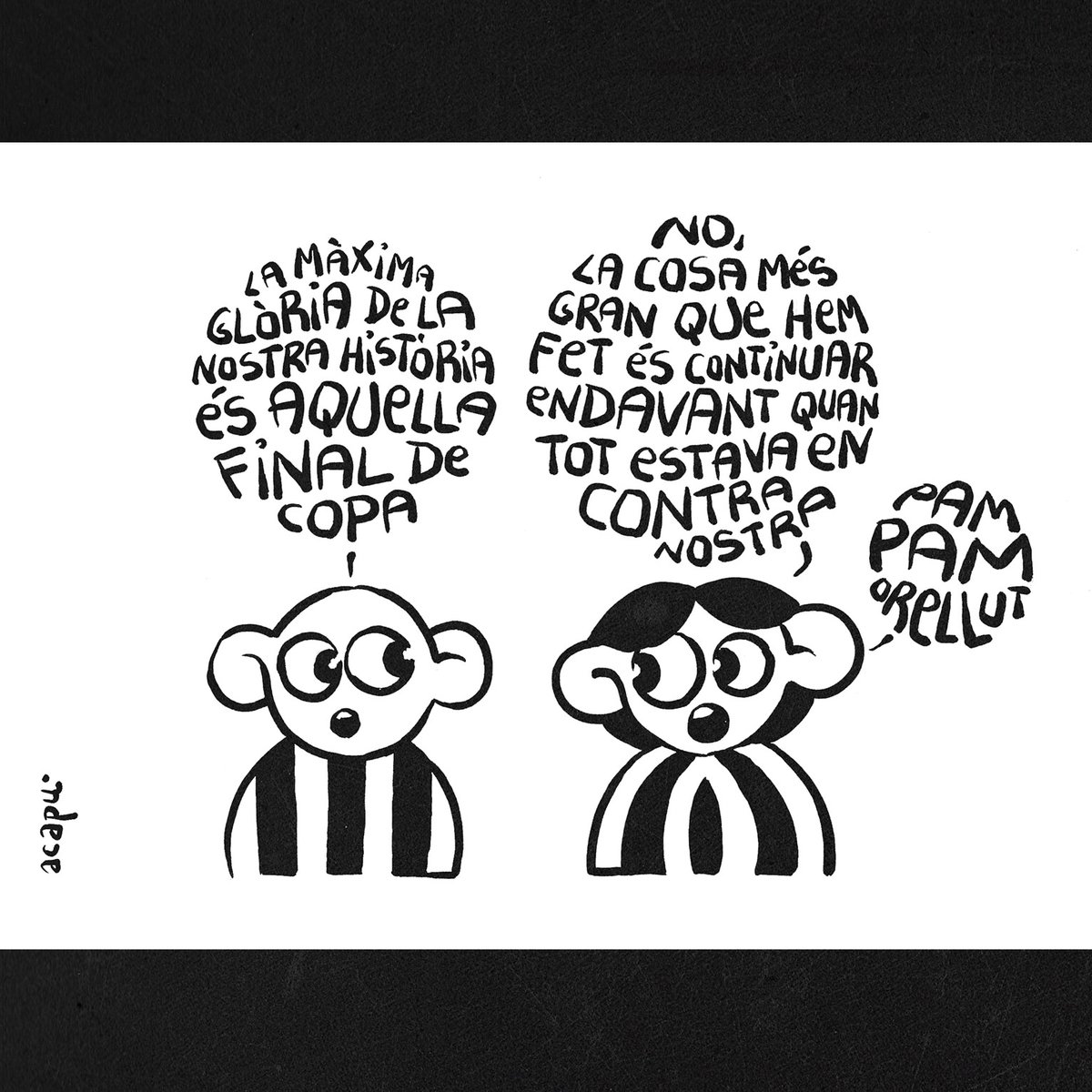Ximo_Segarra's tweet photo. Vinyeta dedicada a la gent que va mantindre encesa la flama orelluda quan el club era poca cosa més que un zombi descosit.
#PPO100 #PPO #PamPamOrellut #Castelló #Castalia #Orelluts #CDCS #CentenariCastelló #Sequiol #humorgràfic https://t.co/iuqFonaN9M