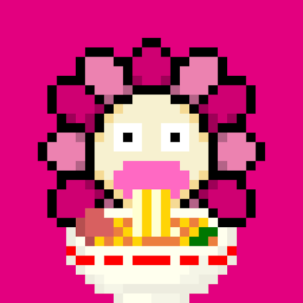 boldenstudio's tweet photo. revealed this 🍜 murakami flowers @takashipom 
#MurakamiFlower https://t.co/RkwZOXOXEr
