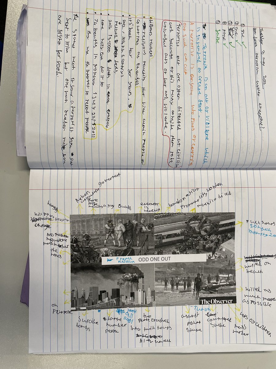 Libby in 9A4 was so proud of her work in RE this week. We are proud too Libby 🤩🤩 <a href="/TeamMoreton9/">Moreton Team 9</a>