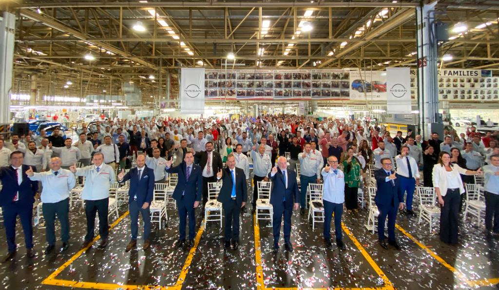 Nissan Mexicana sigue confiando en #Ags desde hace 40 años y con el anuncio de inversión de 700 millones de dólares, se plantea la producción de más de 20 modelos de autos eléctricos con la tecnología E-Power, que llegará por primera vez a México a mediados de este año.