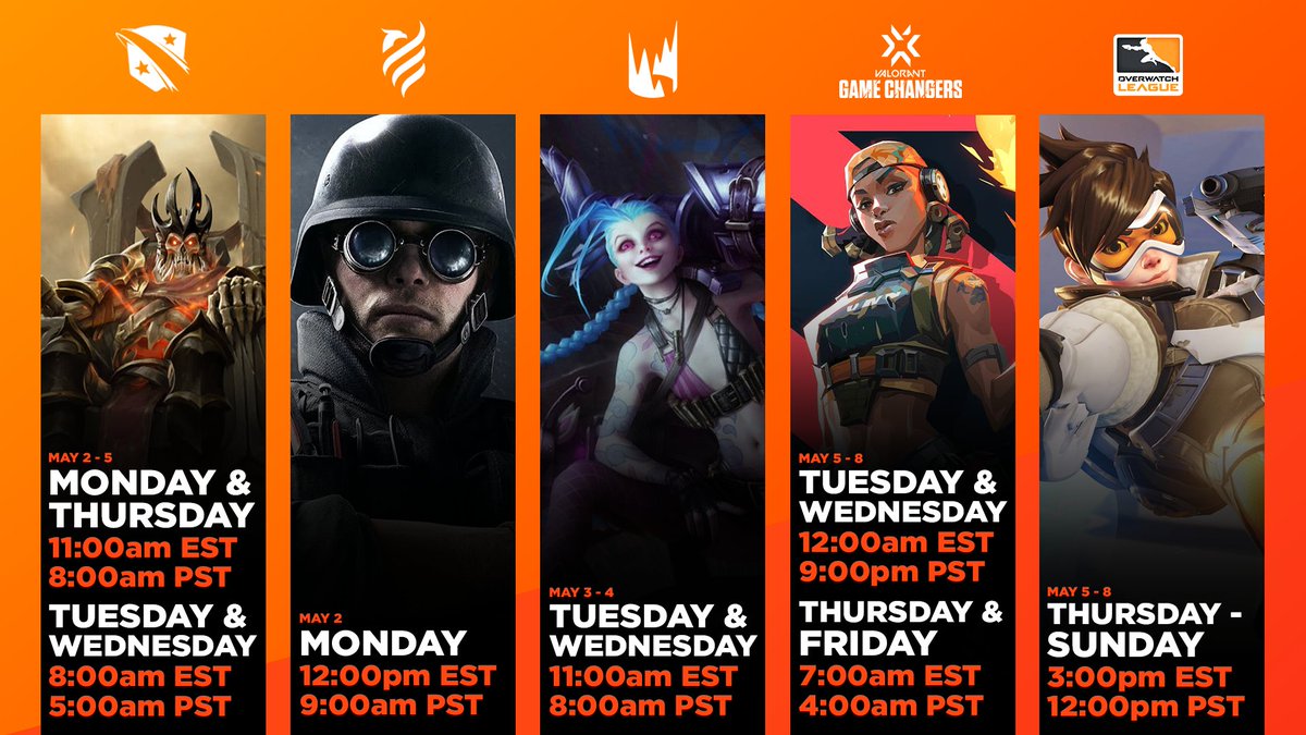 ReadyUpCom's tweet image. Trying to plan the rest of your week? Why not start with the best events taking place around the world in esports. 

app.readyup.com