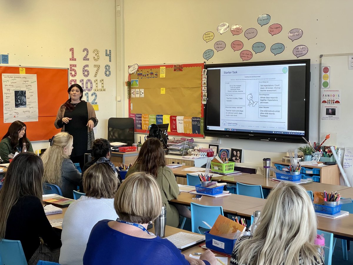 Brilliant ⁦<a href="/AvonwoodTL/">Avonwood T&L</a>⁩ staff CPD session tonight from ⁦Mrs Andrews⁩ on our ‘Avonwood Way’ Teaching &amp; Learning routines. This simple and consistent toolkit enables our staff to teach to the top each &amp; every day. #BestInEveryone