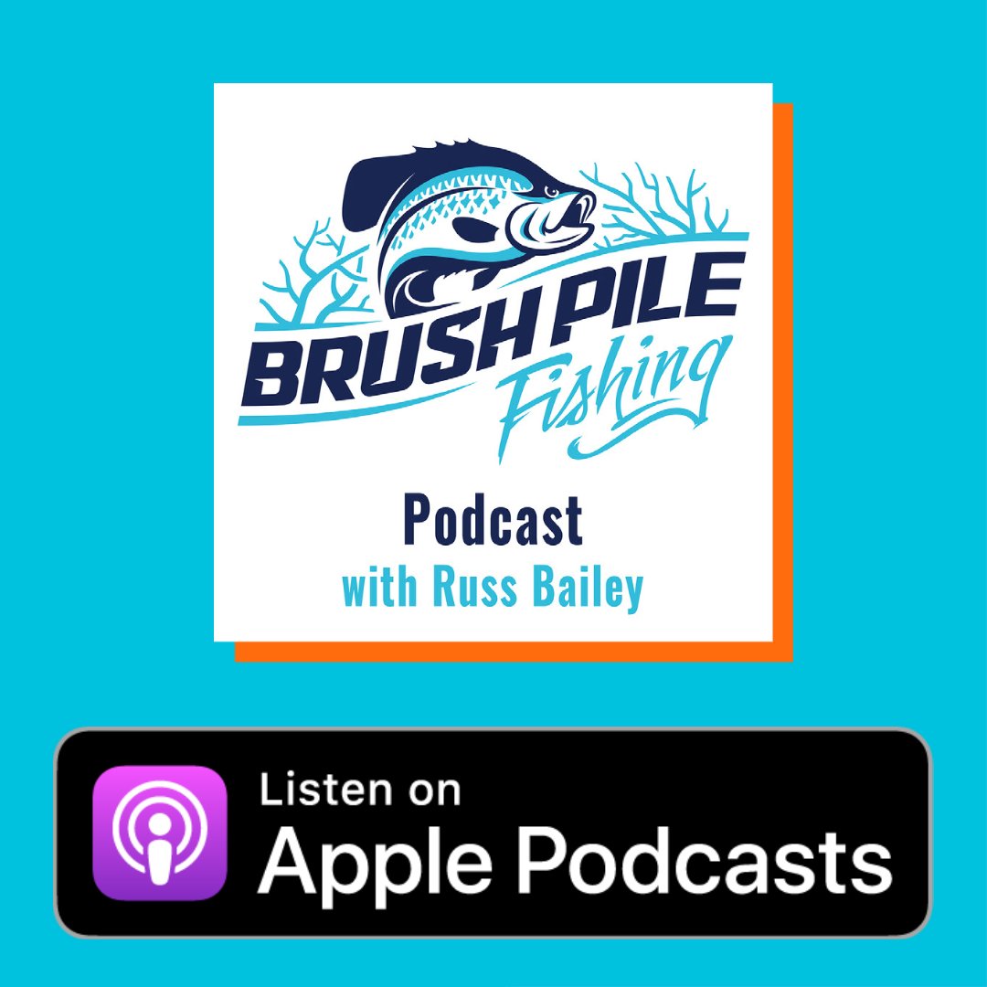 Some of you might know this already, as 58% of our listeners currently listen on here, but the BrushPile Fishing Podcast is available on Apple Podcasts! If you use Apple Podcasts, simply search "BrushPile Fishing" or ask Siri to play the BrushPile Fishing Podcast!