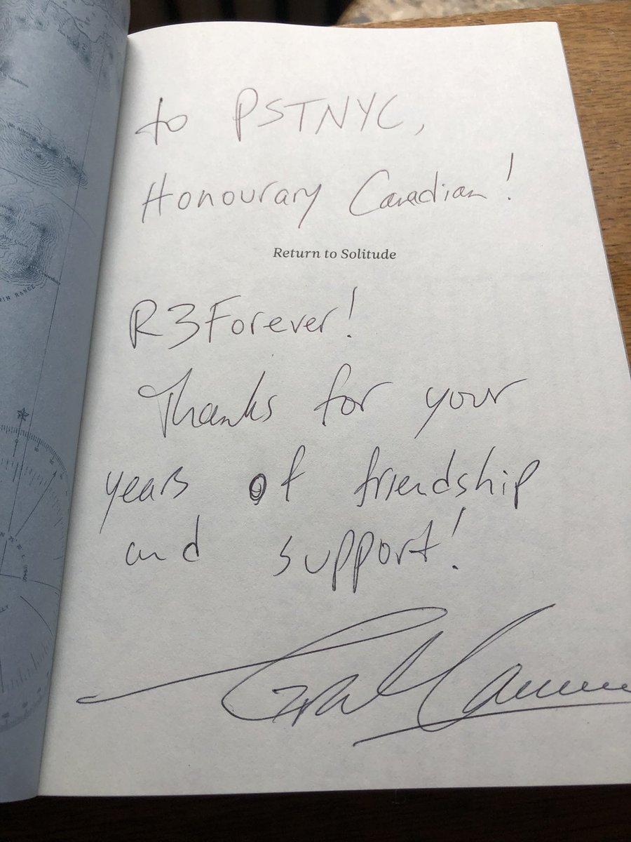 philipsturner's tweet photo. Excited to get my inscribed copy of #returntosolitude by @GrantLawrence from @MassyBooks in Vancouver, BC! #CBCRadio3Forever #authors https://t.co/n9AtE0rXRw
