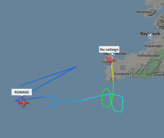 SirListenalot's tweet photo. #KC135 #ROMA05 inbound Keflavik. #ROMA95 on the ground https://t.co/YyRaIseNwc