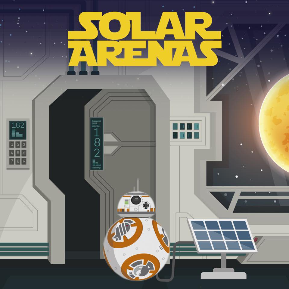 SolarArenas's tweet photo. #MayThe4thBeWithYou #SolarArenas #GoSolar https://t.co/pFmWijxjVc