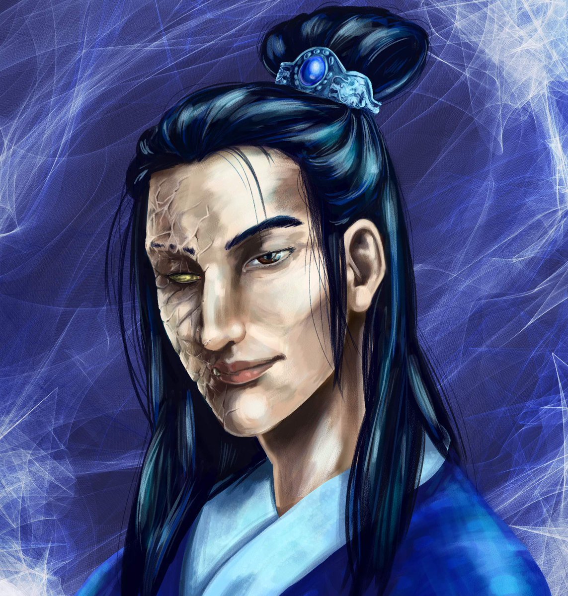 MimiLAlves's tweet photo. Nezha from The Poppy Wars
#spoilers #thepoppywars #poppywars
Wanted a go at realism and what happens to his face just sounded like such a fun exercise. https://t.co/dvDc5b3Mpd