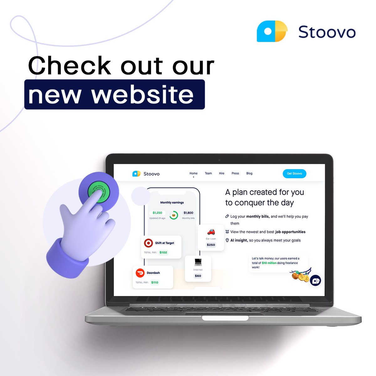 We’re constantly clarifying our service and app for a better user experience, so we’ve also updated our website! 💻

Check out the new, transparent layout and share your thoughts with us 👉 stoovo.com 

#Stoovo #StoovoApp #WebsiteUpdate