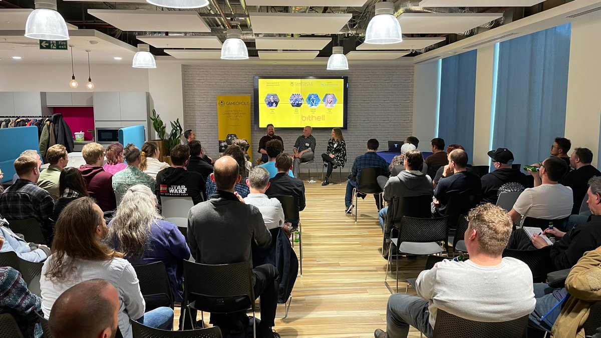 Great turnout for our event in Manchester with <a href="/BithellGames/">Bithell Games</a> 🎮
Many thanks to our hosts &amp; sponsors <a href="/irwinmitchell/">Irwin Mitchell</a> 😍
#gamedev #indiedev #mancmade