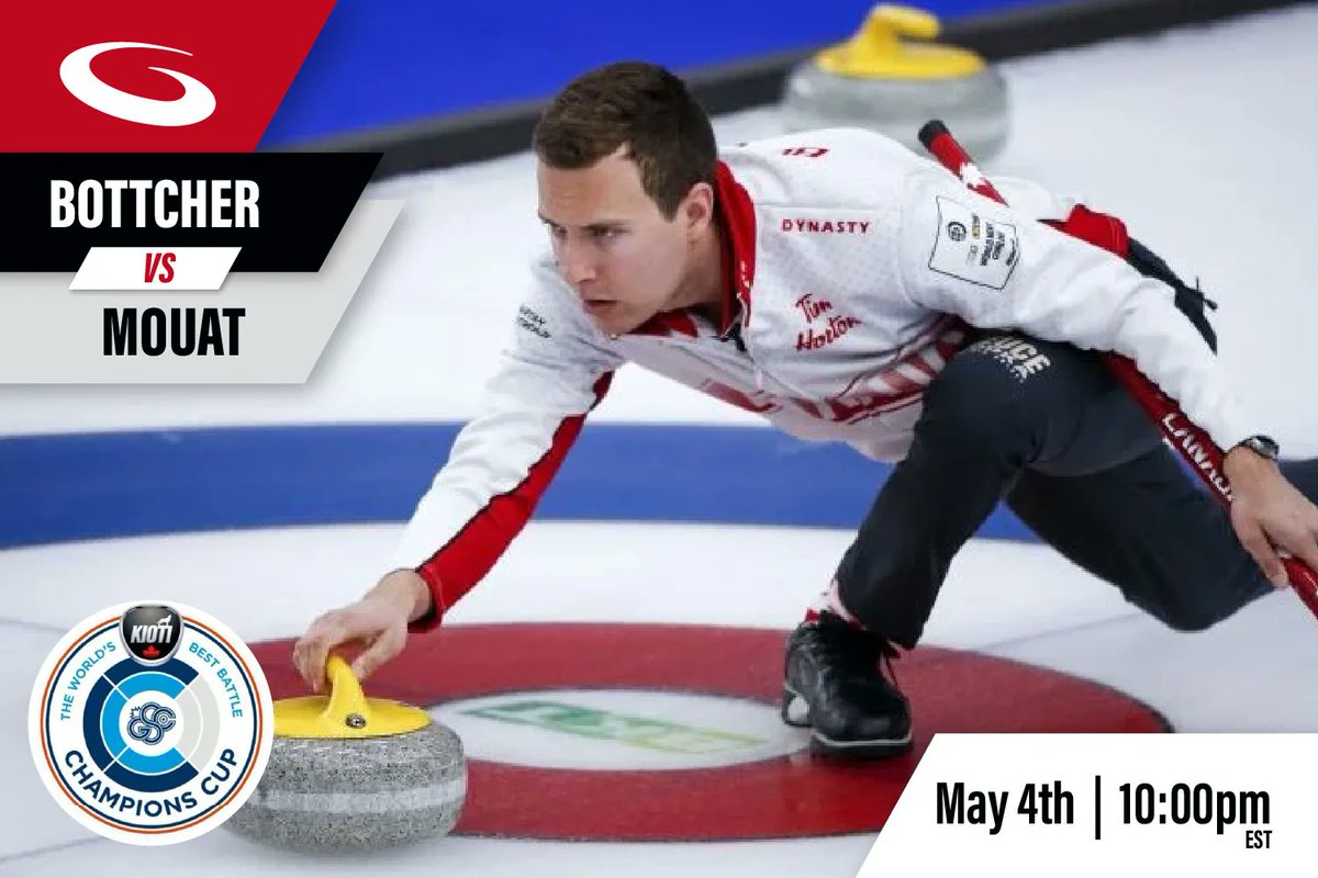 Team Bottcher is back on the ice for their 2nd game of the day at 10PM EST in the Kioti Tractor Champions Cup 

Follow along with:
Broadcast Schd: buff.ly/39mLBv5
*Coverage starts May 5th
Draw Schd: buff.ly/39svBaZ
Scores: buff.ly/3vFRdcN

@teambottcher