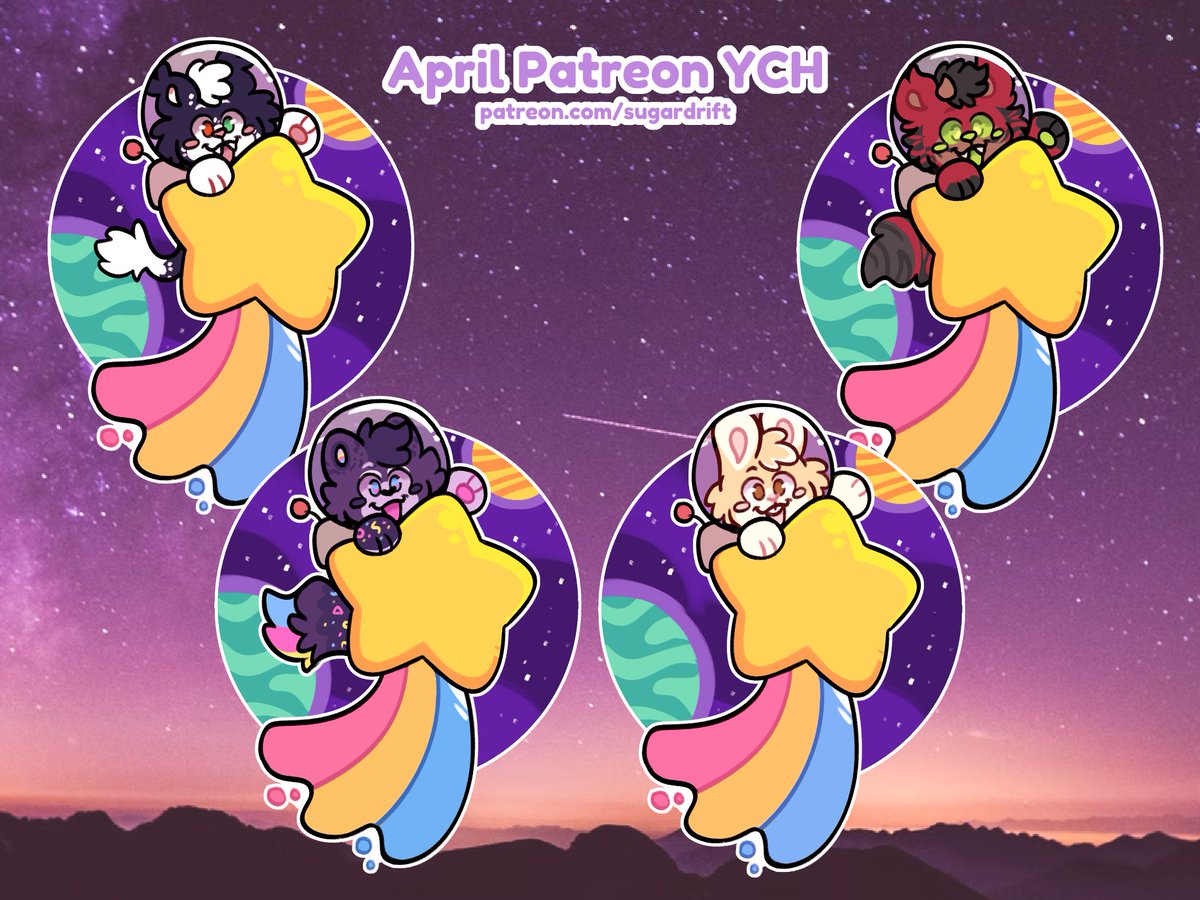sugardrift's tweet photo. Starry friends from April!🌠 [pt2] https://t.co/XrbgY6s27o