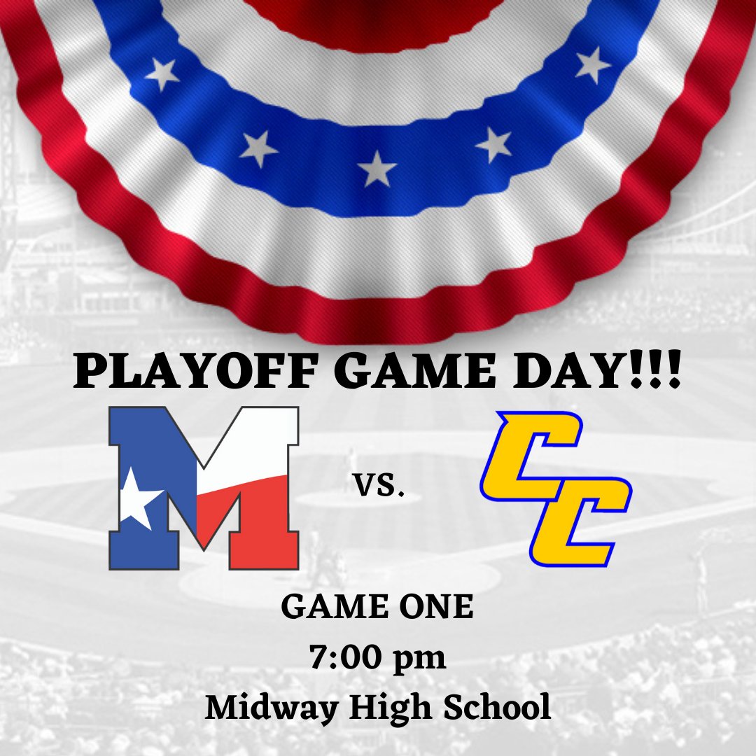 ⚾ PLAYOFF GAME DAY! ⚾

The Panthers host Copperas Cove tonight for Game 1 of their Bi-District playoff series. First pitch is at 7:00. See you there!