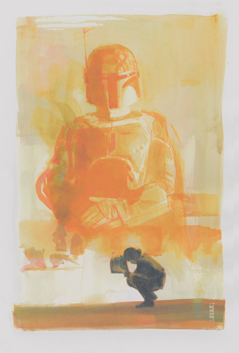 May the Force... be with us all
Painted in honour of Jeremy Bulloch - the original Boba Fett - who sadly passed away on 17 Dec 2020. 

Today seemed a good day to post :) 

#maytheforcebewithyou #starwars #jeremybulloch #BobaFett