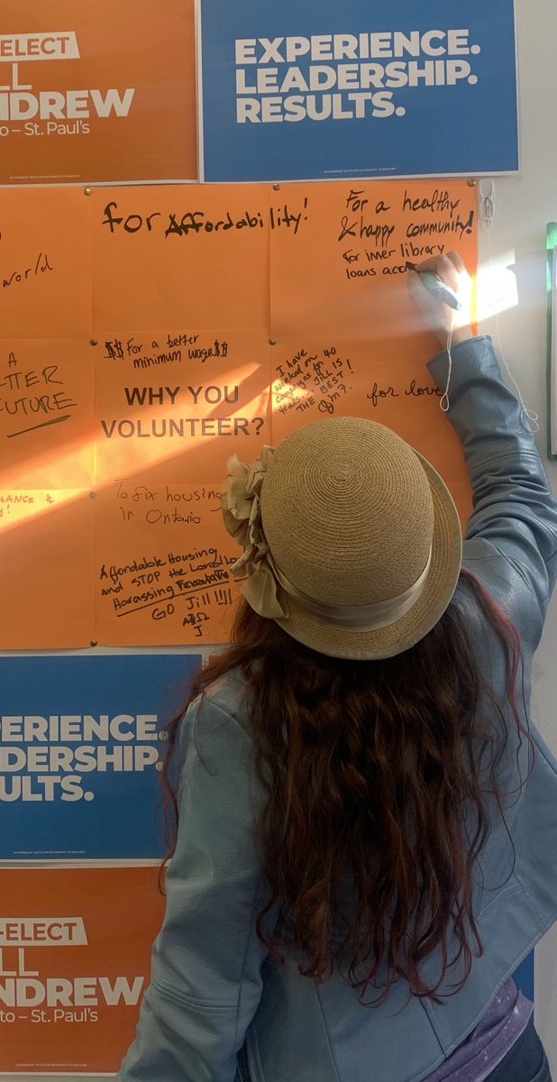 JILLSLASTWORD's tweet photo. Also joining us is a #LibraryWarrior w CUPE 4948.

Libraries are a critical part of our social infrastructure (just visit one to see). TY Alice for the amazing work you do &amp; STILL finding the time for #TeamJill. 

A BUSY day but the motivation is strong &amp; only getting started! 🍊 https://t.co/bUKnSgosYk