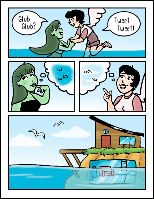 gullartble's tweet photo. 👀 the same comic in 4 different styles https://t.co/ZO07BMhTyO