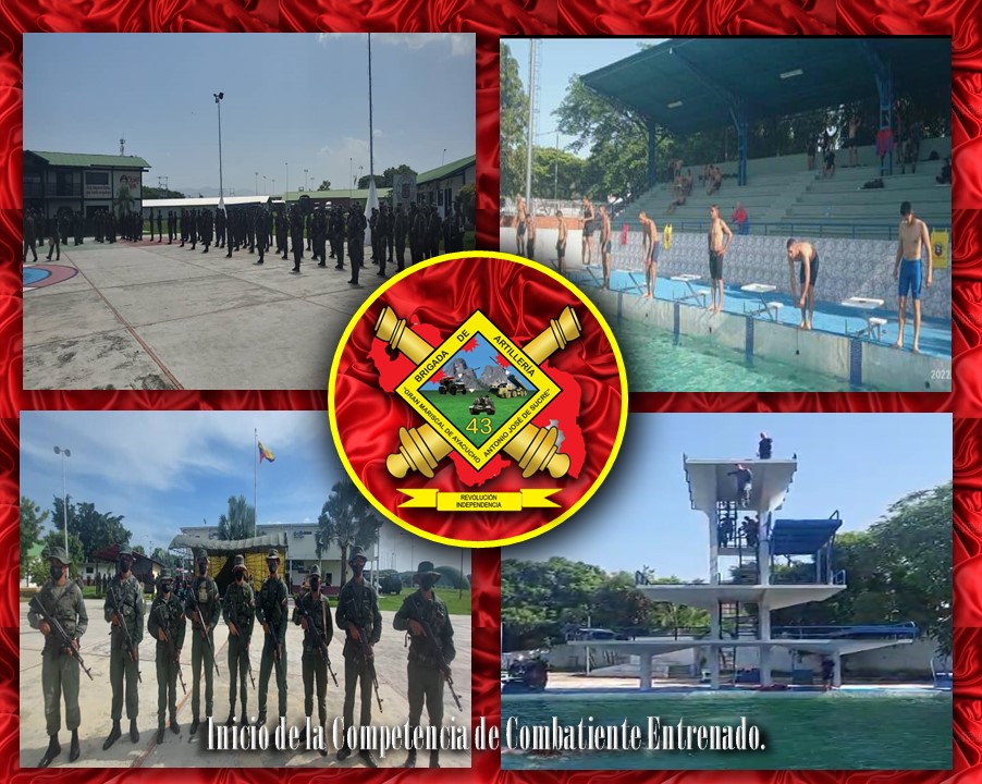 #03MAY22 El día de Hoy, Orgullosamente integrantes de nuestra Gran Familia Artillera, tienen el Honor de Iniciar su participación en las Competencias de Combatiente Entrenado!. #Somos43BAC