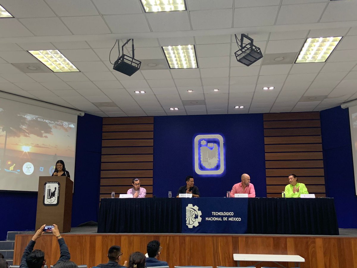 Iniciamos #Conversatorio sobre #TurismoSustentableEnQuintanaRoo #TurismoParaElDesarrolloDelEstado  en el <a href="/TecNM_Cancun/">@TecNM_Cancun</a> coordinan los estudiantes de #Administración de la especialidad de #Turismo <a href="/saori_rosel/">Saori Rosel</a> @anakarencortes6 <a href="/O_MUY09/">Omar Muy</a> <a href="/YDominguez08/">Yuridia Dominguez</a> <a href="/DanielCruz_lml/">DanielCruz</a> <a href="/Fridasofia_27/">Frida Sofía</a>