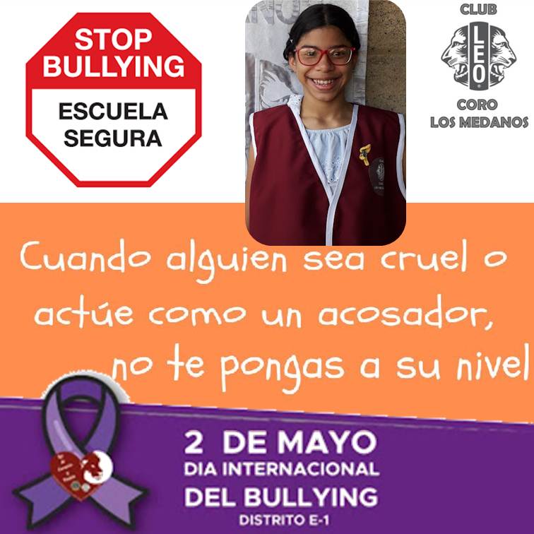 leosclm's tweet photo. Los acosadores se pueden reír o burlar de otras personas por muchos motivos: su aspecto, su comportamiento, su raza, su religión, su estatus social, su identidad sexual.

#weserve #leoclub #Proudleo #servicefromtheheart #LeosLatinoamerica #distritoleoe1 #nomásbullying https://t.co/3S4HkgFNgs