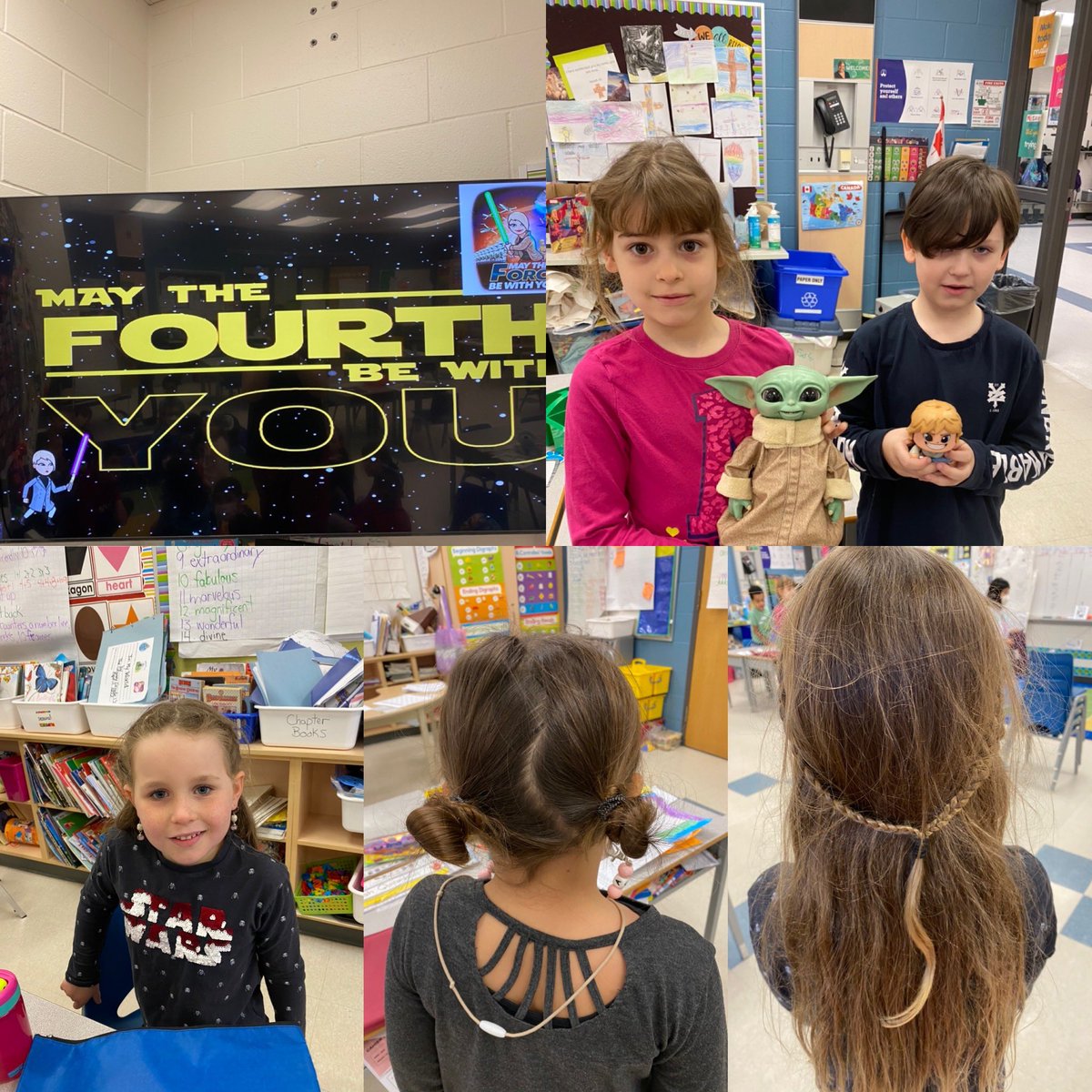 May the Fourth Be With You!
Celebrating Star Wars Day in Groovy Grade 1 with lots of activities including teaching calm bodies with Baby Yoda! Thanks, Mr. Jansen! 👏🏻💕👏🏻💕
<a href="/FalconFeat/">St. Francis</a>