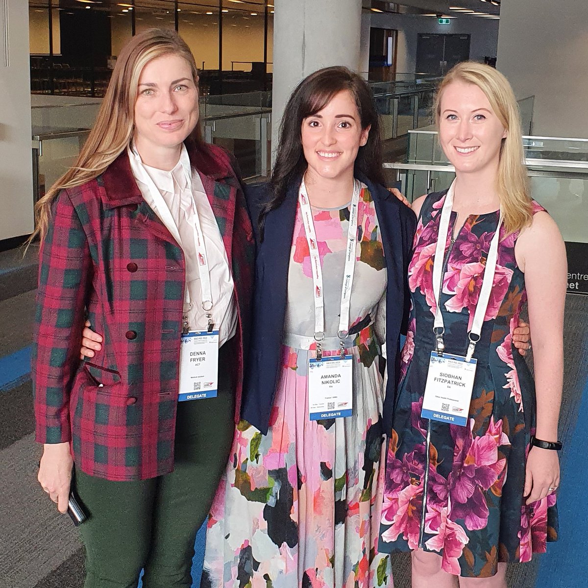 Meeting impressive women at the Women in Surgery Breakfast. Including the talented Denna Fryer, who won the WIS essay competition #racs22 #womeninsurgery #ILookLikeASurgeon