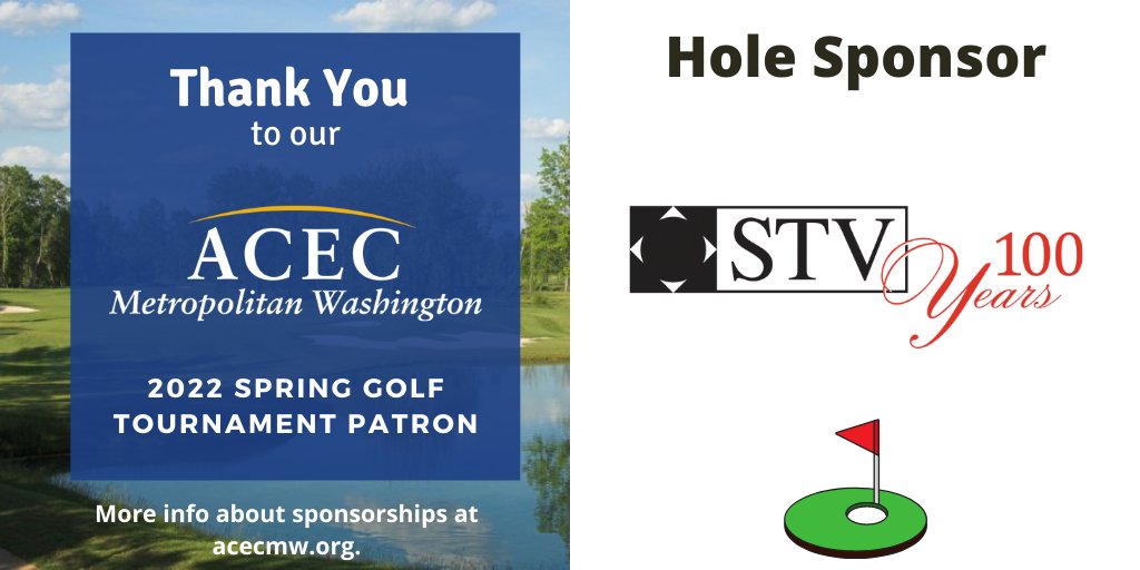 ACEC_MW's tweet photo. Thank you for your sponsorship, @STVGroup!
#acecmw #springgolf #EngineeringStudentScholarship #thankyou https://t.co/rdG4idleMH