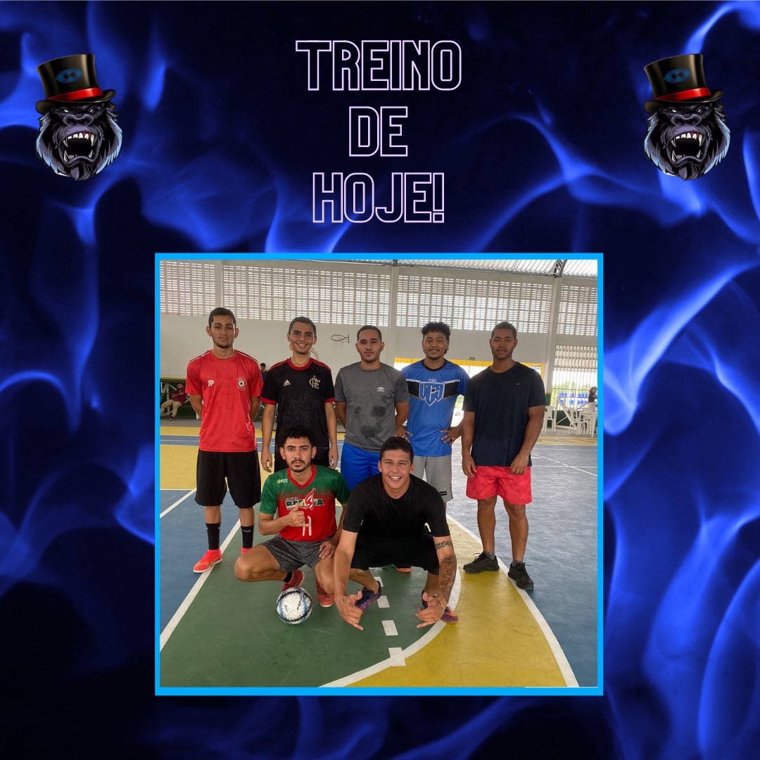 Autocratas1's tweet photo. BANDO💙💙
HOJE FOI DIA DE TREINO FUTSAL MASCULINO! 
Preparo para grandes competições com participação da autocratas 💙💪 

🔹obrigada pela participação de todos que estiveram presente. 

#VEMPROBANDO💙
#SEGUEOGORILA🦍 https://t.co/J5lZzZb6wy